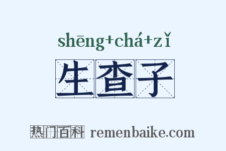 生查子是什么意思的图片